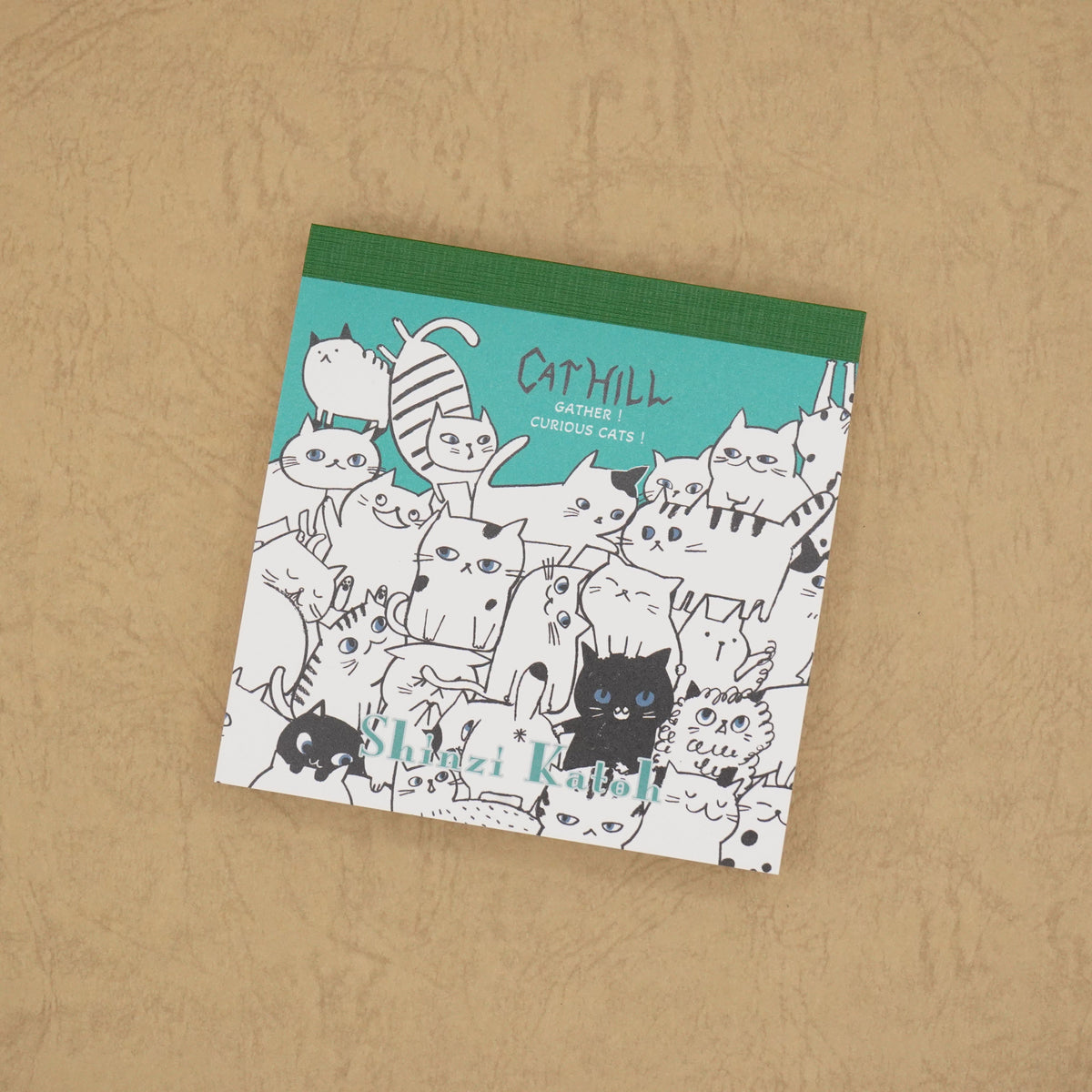 UNEVEN CATS　スクエアメモ★木野瀬印刷 楽天市場】メモ帳 ブロックメモ UNEVEN CATS room 木野瀬印刷