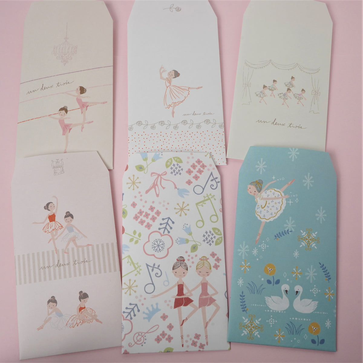 ポチ袋（小）バレエ アロンジェ – こころとどむ ～オリジナル文具・雑貨～